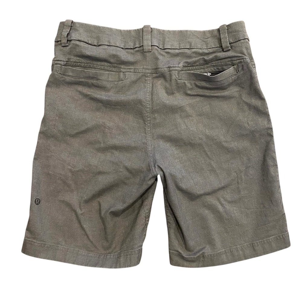 Lululemon Commission Short‎ Men's Qwick Oxford Cable Dark Ash Grey Sz 30 LM7934S